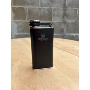 Stanley Black Adventure Happy Hour Flask 8oz Stainless Steel Barware